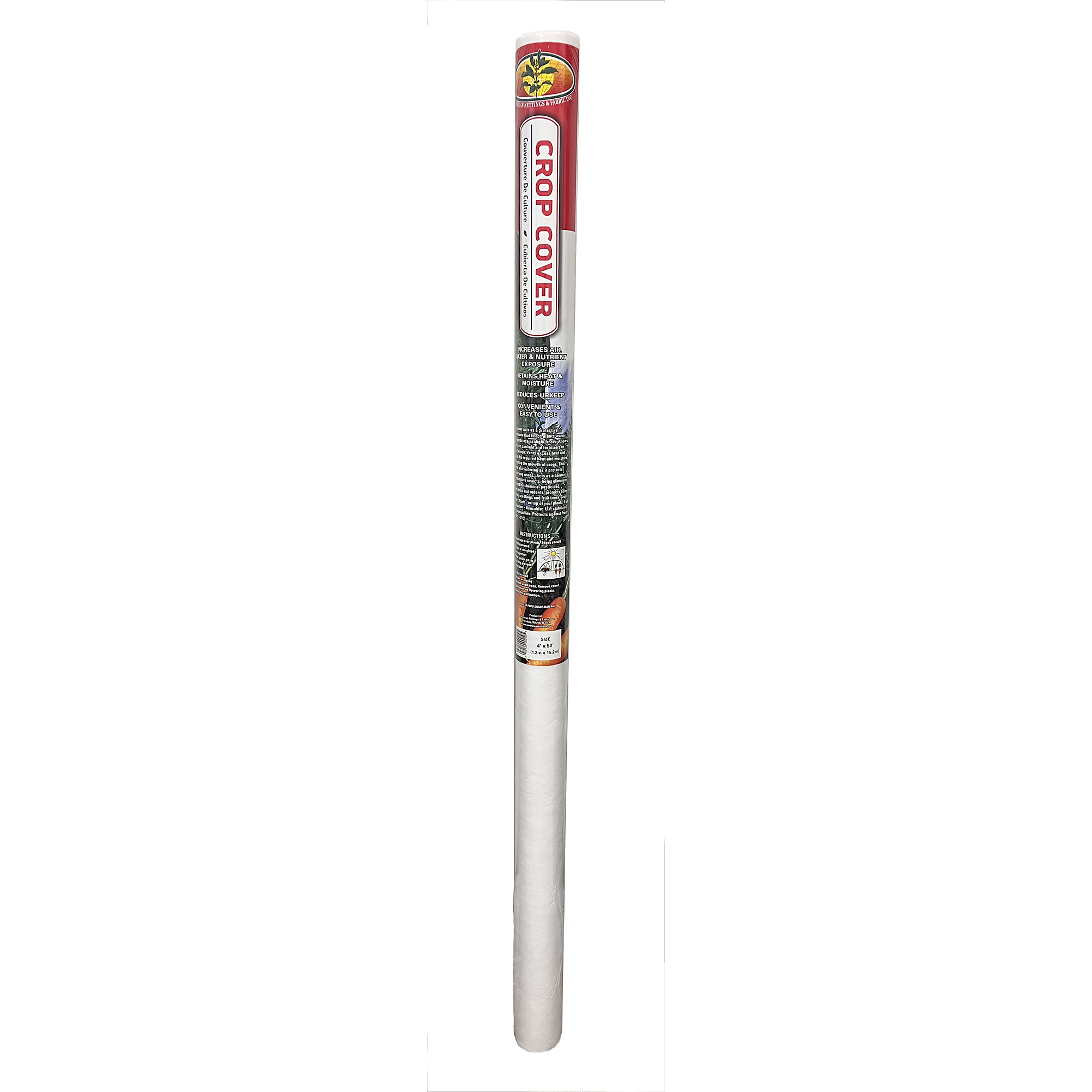 American Nettings & Fabric, Inc., Crop Cover Medium (30gm) 4ft.x50ft., Model# 00210